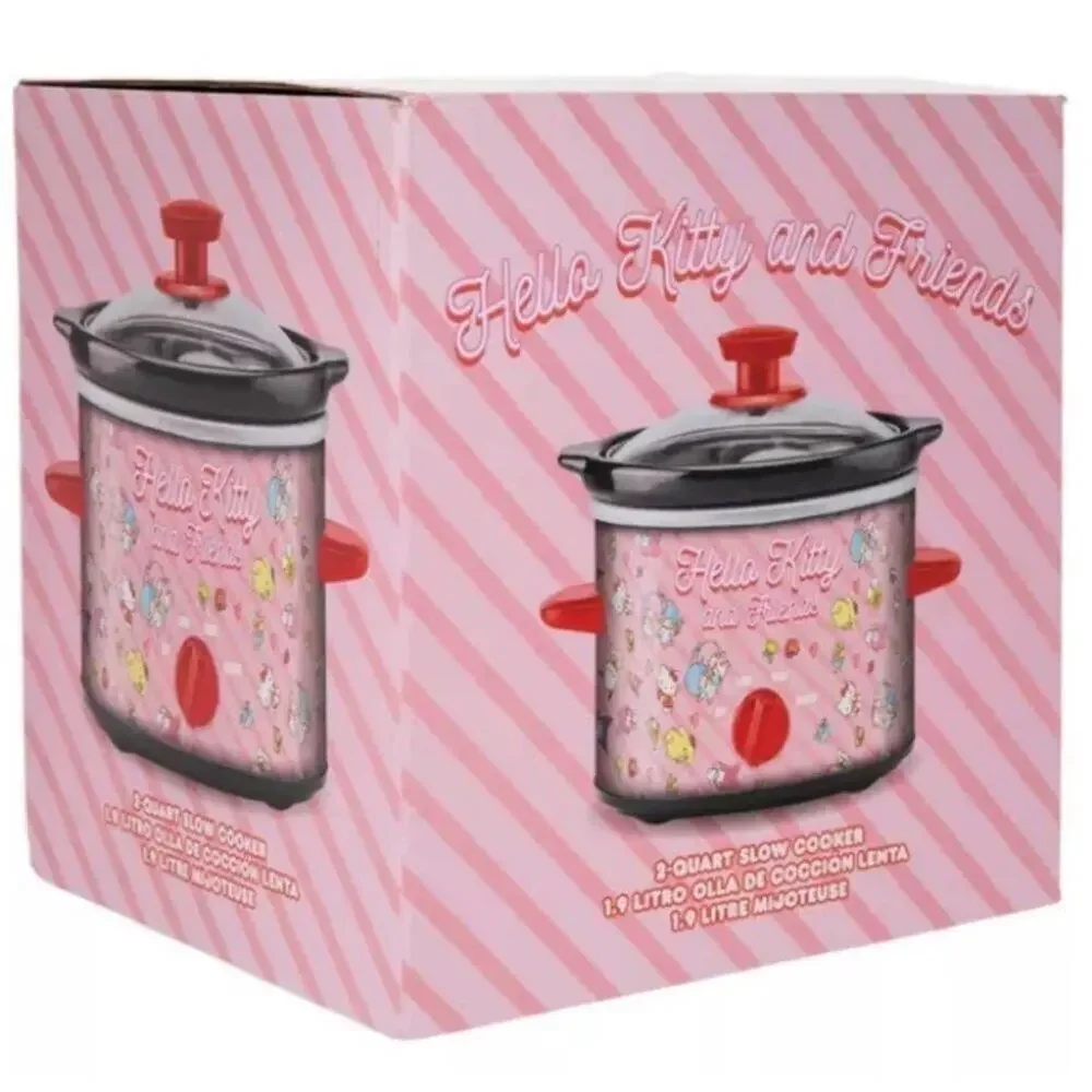 Hello Kitty and Friends Pink Hearts Slow Cooker